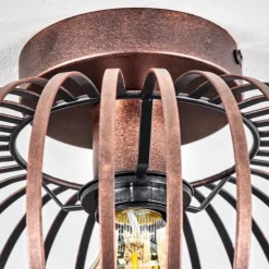 Lampes Industrielles-hofstein Plafonnier Oravi Cuivre, 1 lumière