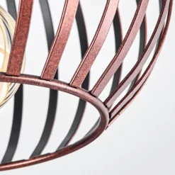 Lampes Vintages & Rétros-hofstein Plafonnier Oravi Cuivre, 1 lumière