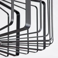 Style Boho-Chic-hofstein Plafonnier Oravi Noir, 1 lumière