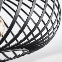 Lampes Vintages & Rétros-hofstein Plafonnier Oravi Noir, 1 lumière