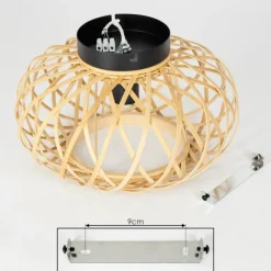 Luminaires Scandinaves-hofstein Plafonnier Pabu Écru, 1 lumière