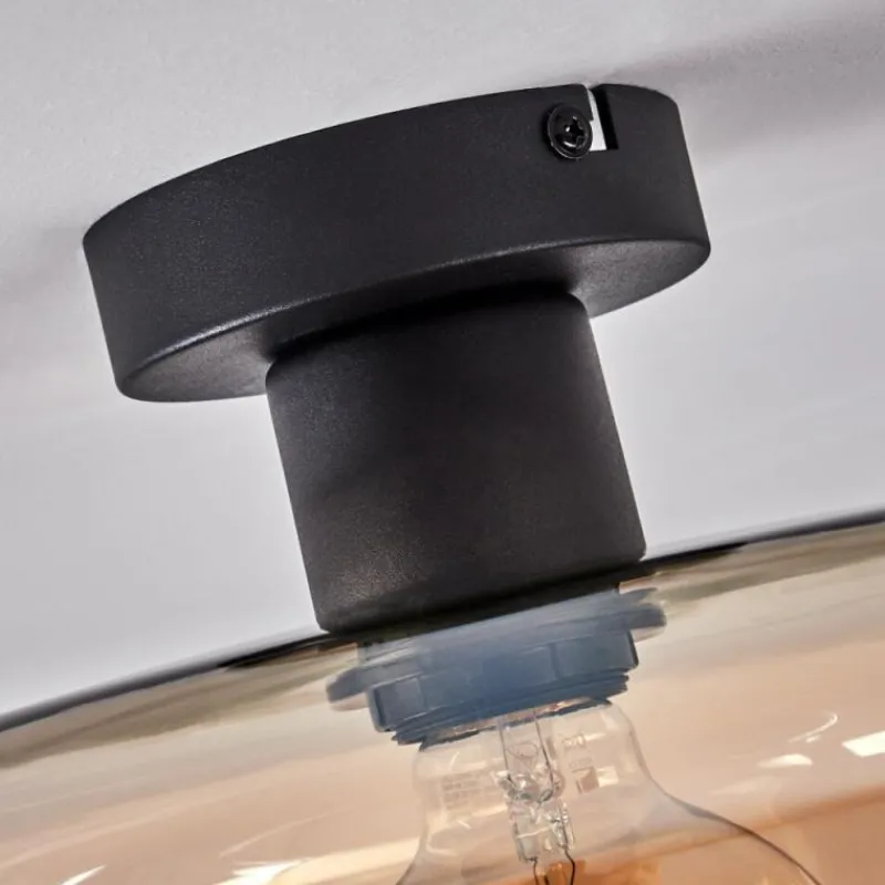 hofstein Plafonnier Pedreles Ambre, 1 lumière