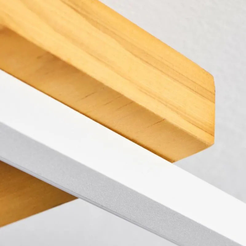 Luminaires Scandinaves-hofstein Plafonnier Pompu LED Écru, Blanc, 1 lumière