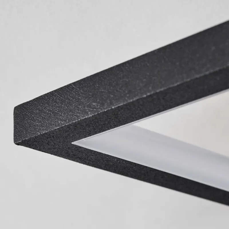 Luminaires Scandinaves-hofstein Plafonnier Pompu LED Écru, Noir, 1 lumière