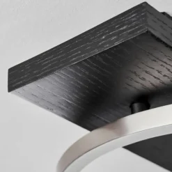 hofstein Plafonnier Pompu LED Noir, 3 lumières