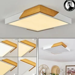 Luminaires Scandinaves-hofstein Plafonnier Pontchardon LED Écru, Blanc, 1 lumière