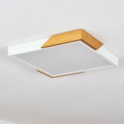 Luminaires Scandinaves-hofstein Plafonnier Pontchardon LED Écru, Blanc, 1 lumière