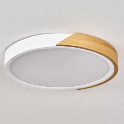 Luminaires Scandinaves-hofstein Plafonnier Pontchardon LED Blanc, 1 lumière