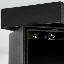 hofstein Plafonnier Prassinet Noir, 4 lumières