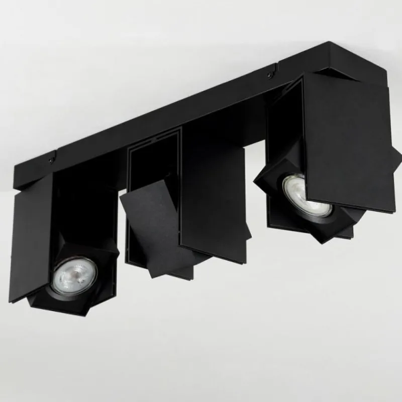 hofstein Plafonnier Prassinet Noir, 3 lumières