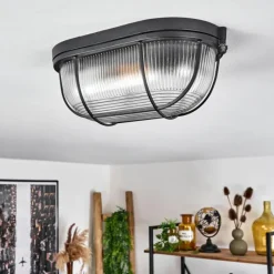 hofstein Plafonnier Quintay Noir, 1 lumière