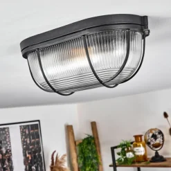 hofstein Plafonnier Quintay Noir, 1 lumière