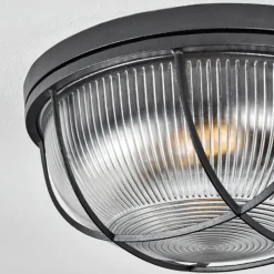 hofstein Plafonnier Quintay Noir, 1 lumière