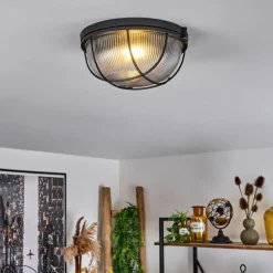 hofstein Plafonnier Quintay Noir, 1 lumière