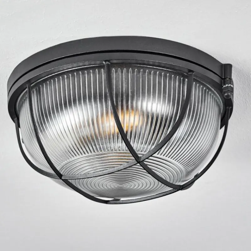 hofstein Plafonnier Quintay Noir, 1 lumière