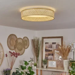 Luminaires Scandinaves-hofstein Plafonnier Quintinha LED Blanc, 1 lumière