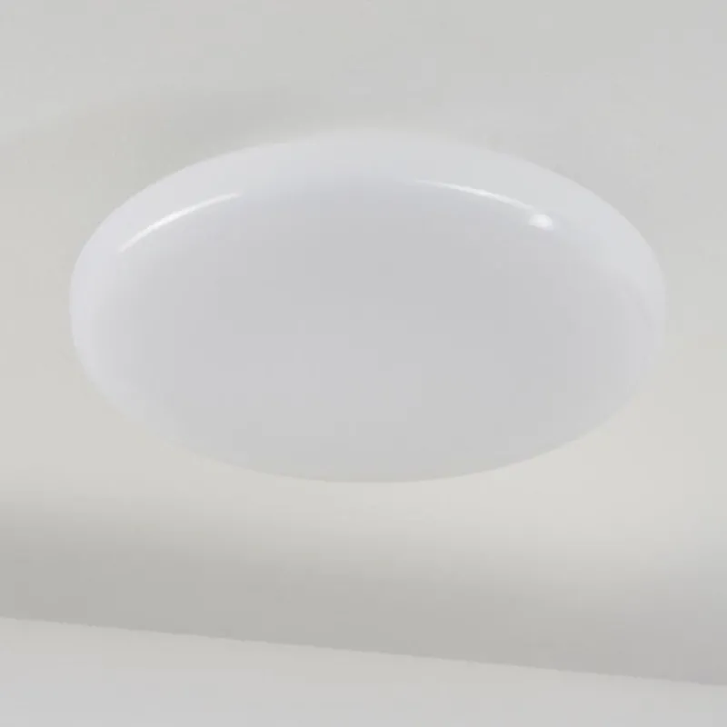 hofstein Plafonnier Ral LED Argenté, Blanc, 1 lumière, Télécommandes, Changeur de couleurs