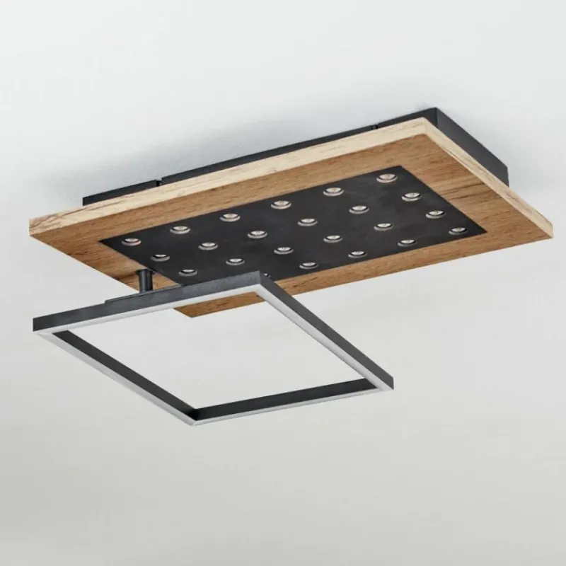 hofstein Plafonnier Ramilos LED Écru, Noir, 1 lumière