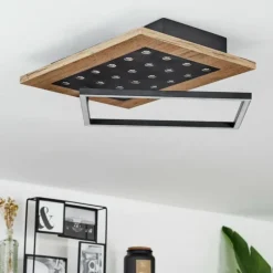 hofstein Plafonnier Ramilos LED Écru, Noir, 1 lumière