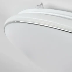 hofstein Plafonnier Remenoville LED Chrome, Blanc, 1 lumière