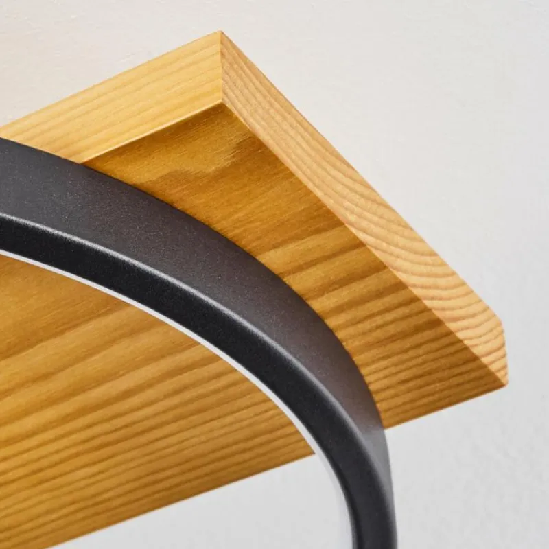 hofstein Plafonnier Rodekro LED Écru, Noir, 1 lumière