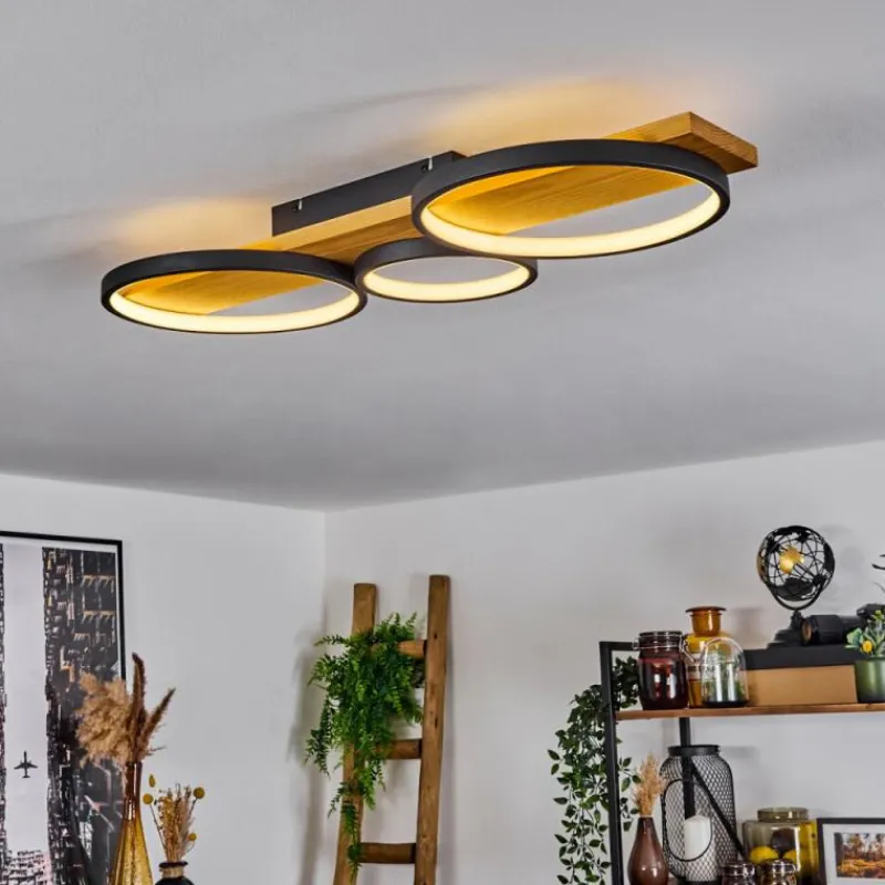 hofstein Plafonnier Rodekro LED Écru, Noir, 1 lumière