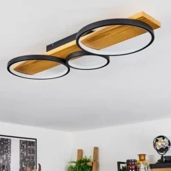 hofstein Plafonnier Rodekro LED Écru, Noir, 1 lumière