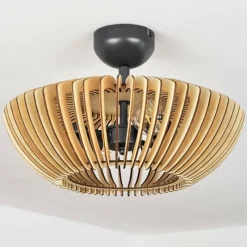 Luminaires Scandinaves-hofstein Plafonnier Sadeillan Anthracite, 2 lumières