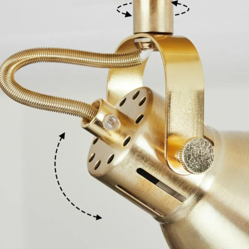 hofstein Plafonnier Salinas Laiton, 1 lumière