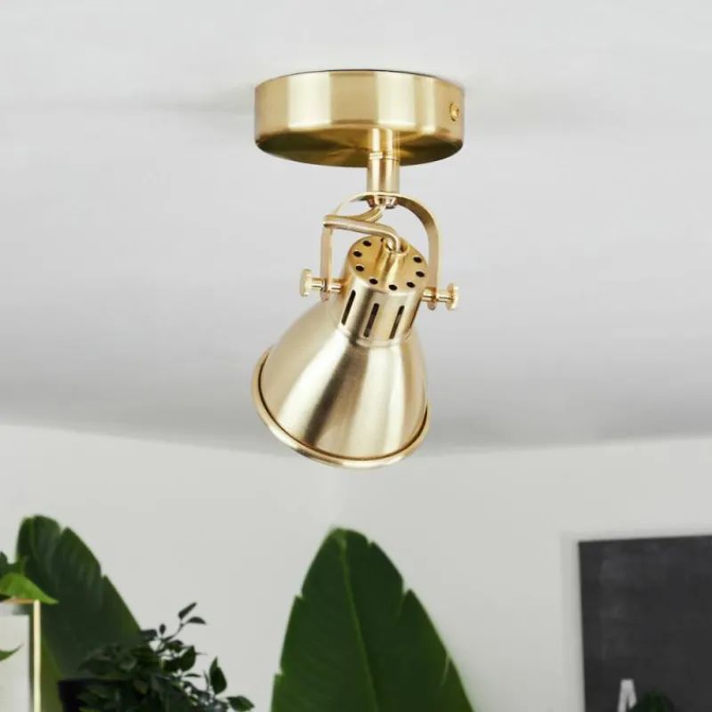 hofstein Plafonnier Salinas Laiton, 1 lumière