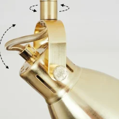 hofstein Plafonnier Salinas Laiton, 2 lumières