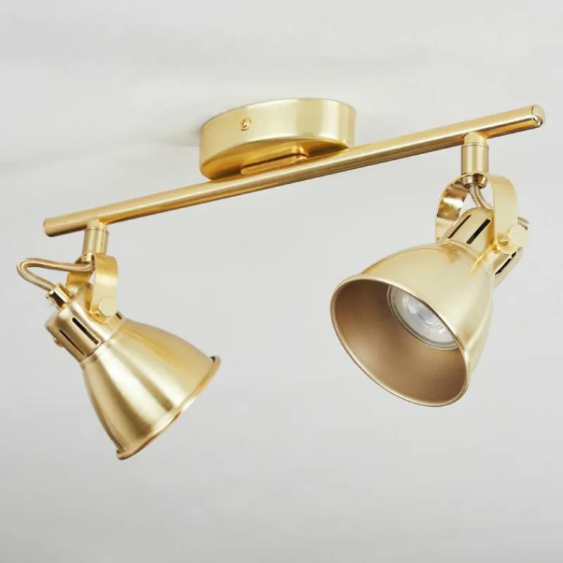 hofstein Plafonnier Salinas Laiton, 2 lumières