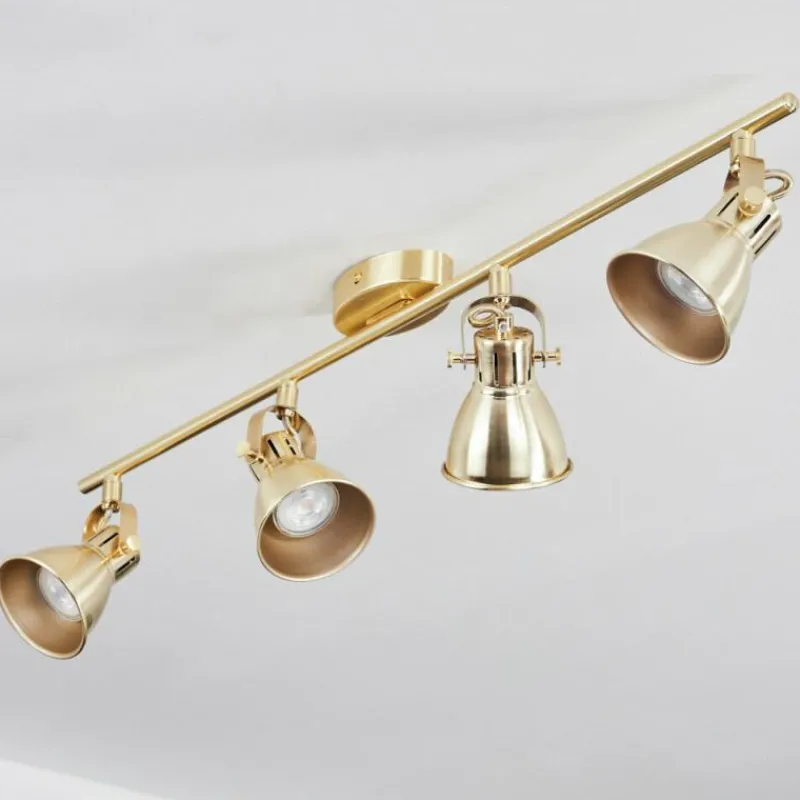 hofstein Plafonnier Salinas LED Laiton, 4 lumières