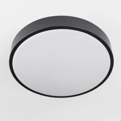 hofstein Plafonnier Samaira LED Noir, 1 lumière