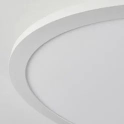 hofstein Plafonnier Sani LED Blanc, 1 lumière, Télécommandes, Changeur de couleurs