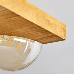 Lampes Industrielles-hofstein Plafonnier Santorum Argent Oxydé, Écru, 4 lumières