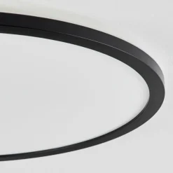 hofstein Plafonnier Sasinhosa LED Noir, 1 lumière, Télécommandes