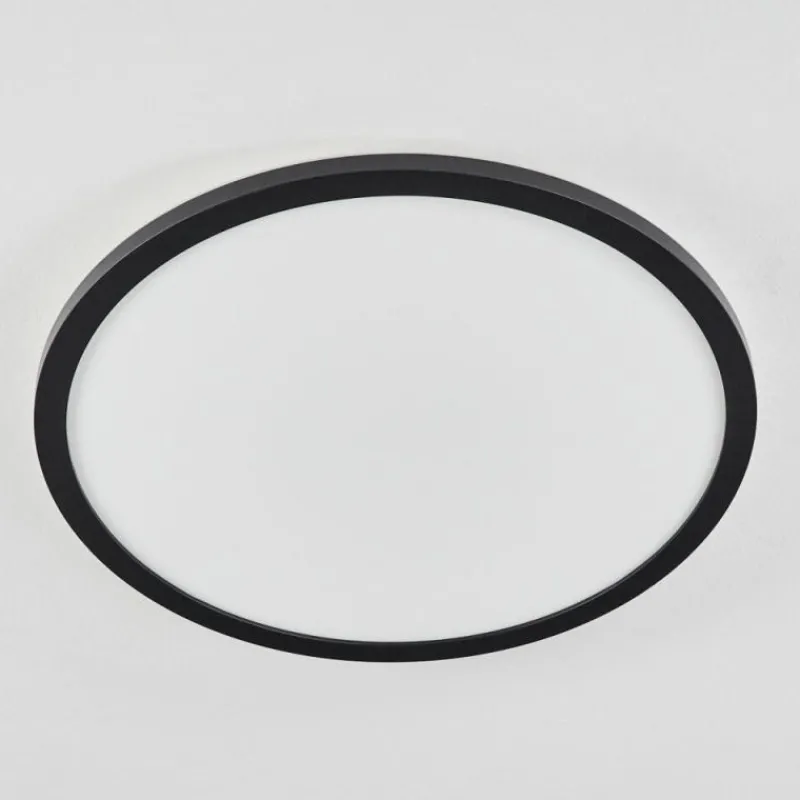 hofstein Plafonnier Sasinhosa LED Noir, 1 lumière, Télécommandes