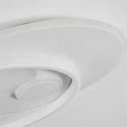 hofstein Plafonnier Selim LED Blanc, 1 lumière, Télécommandes