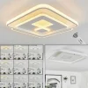 hofstein Plafonnier Selim LED Blanc, 1 lumière, Télécommandes