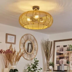 Luminaires Scandinaves-hofstein Plafonnier Sepins Écru, 3 lumières