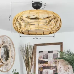 Luminaires Scandinaves-hofstein Plafonnier Sepins Écru, 3 lumières