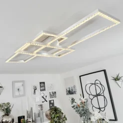 hofstein Plafonnier Serranos LED Aluminium, 1 lumière