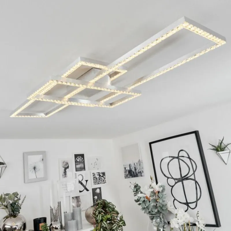 hofstein Plafonnier Serranos LED Aluminium, 1 lumière