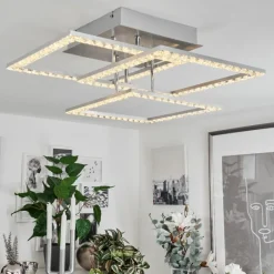 hofstein Plafonnier Serranos LED Aluminium, 1 lumière