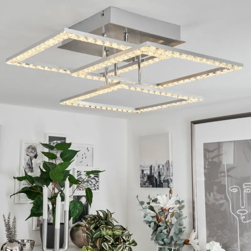 hofstein Plafonnier Serranos LED Aluminium, 1 lumière