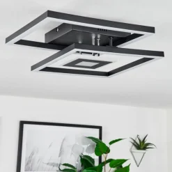 hofstein Plafonnier Serzedelo LED Noir, 1 lumière