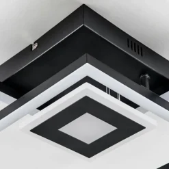 hofstein Plafonnier Serzedelo LED Noir, 1 lumière