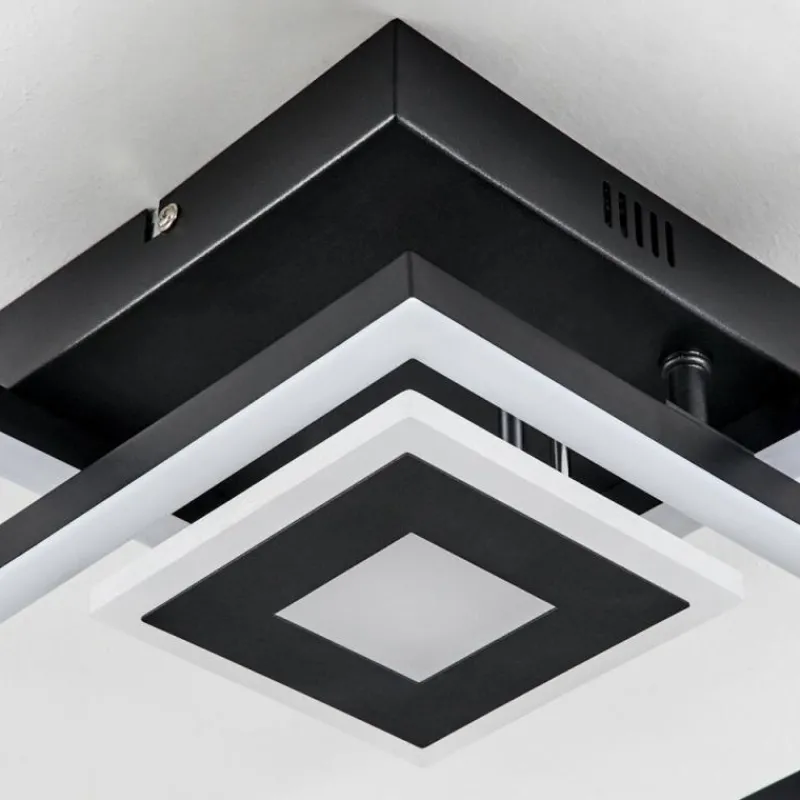 hofstein Plafonnier Serzedelo LED Noir, 1 lumière