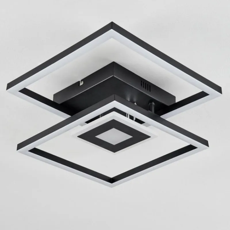 hofstein Plafonnier Serzedelo LED Noir, 1 lumière